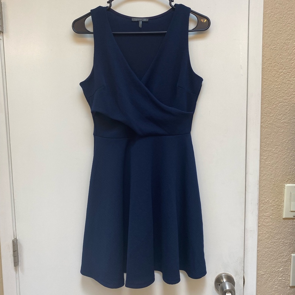 Soprano Blue peek-a-boo Dress (M)